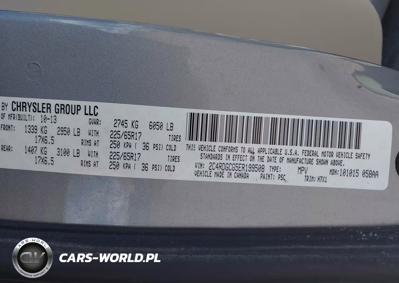 2014 Dodge Grand Caravan Sxt VIN:2C4RDGCG5ER199508 - 9