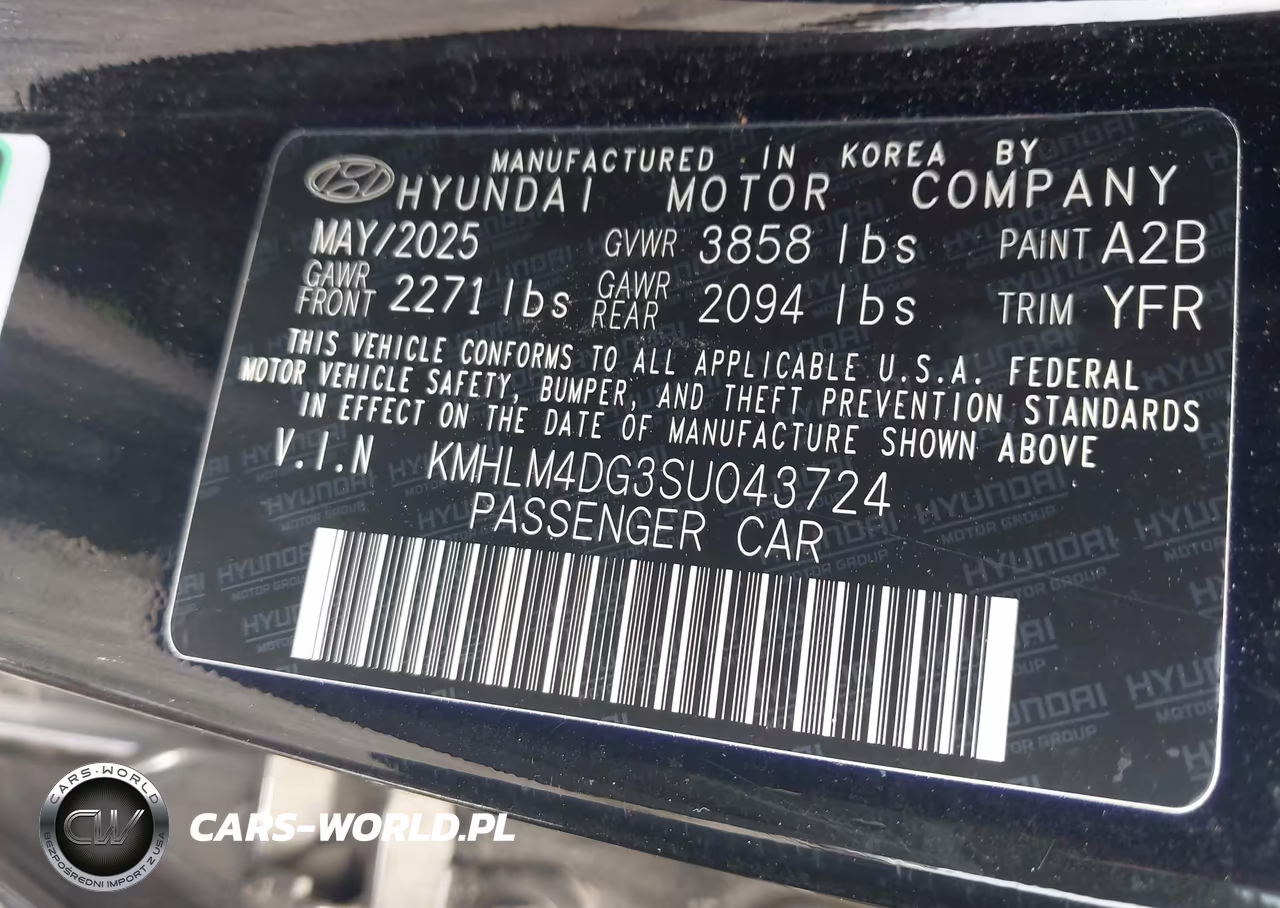 2025 Hyundai Elantra Sel Sport VIN:KMHLM4DG3SU043724 - 9