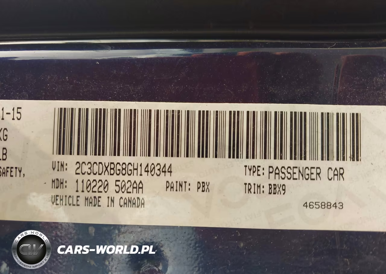 2016 Dodge Charger Se VIN:2C3CDXBG8GH140344 - 9