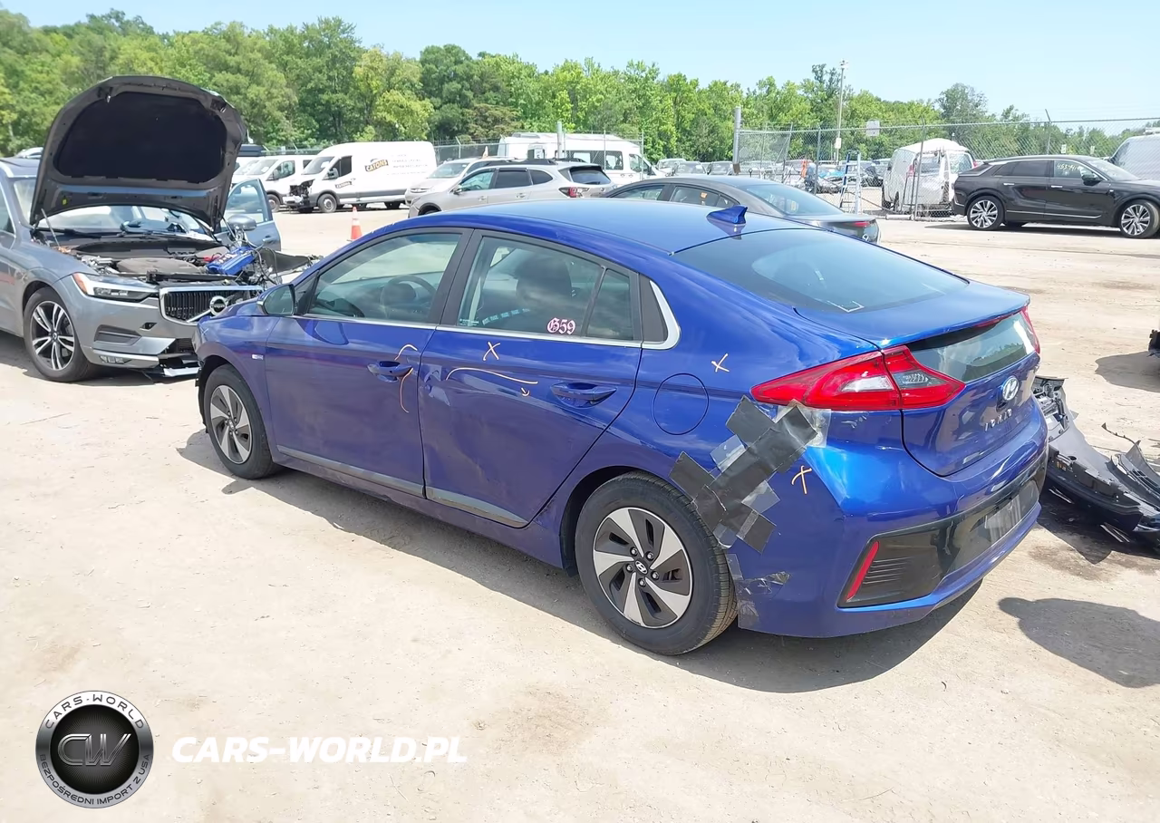 2019 Hyundai Ioniq Hybrid Sel VIN:KMHC75LC9KU120673 - 3