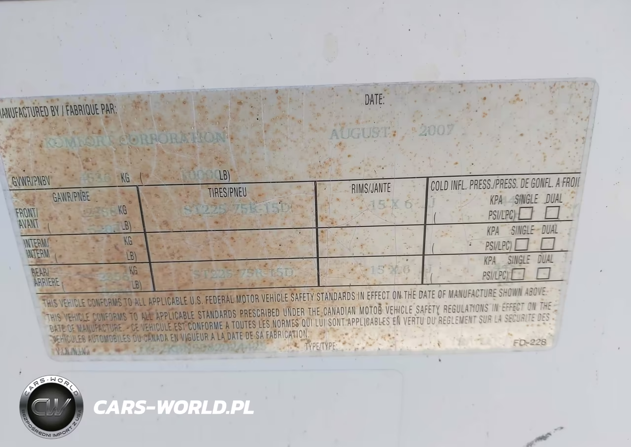 2008 Komfort Other VIN:1K52KBN2582024425 - 9