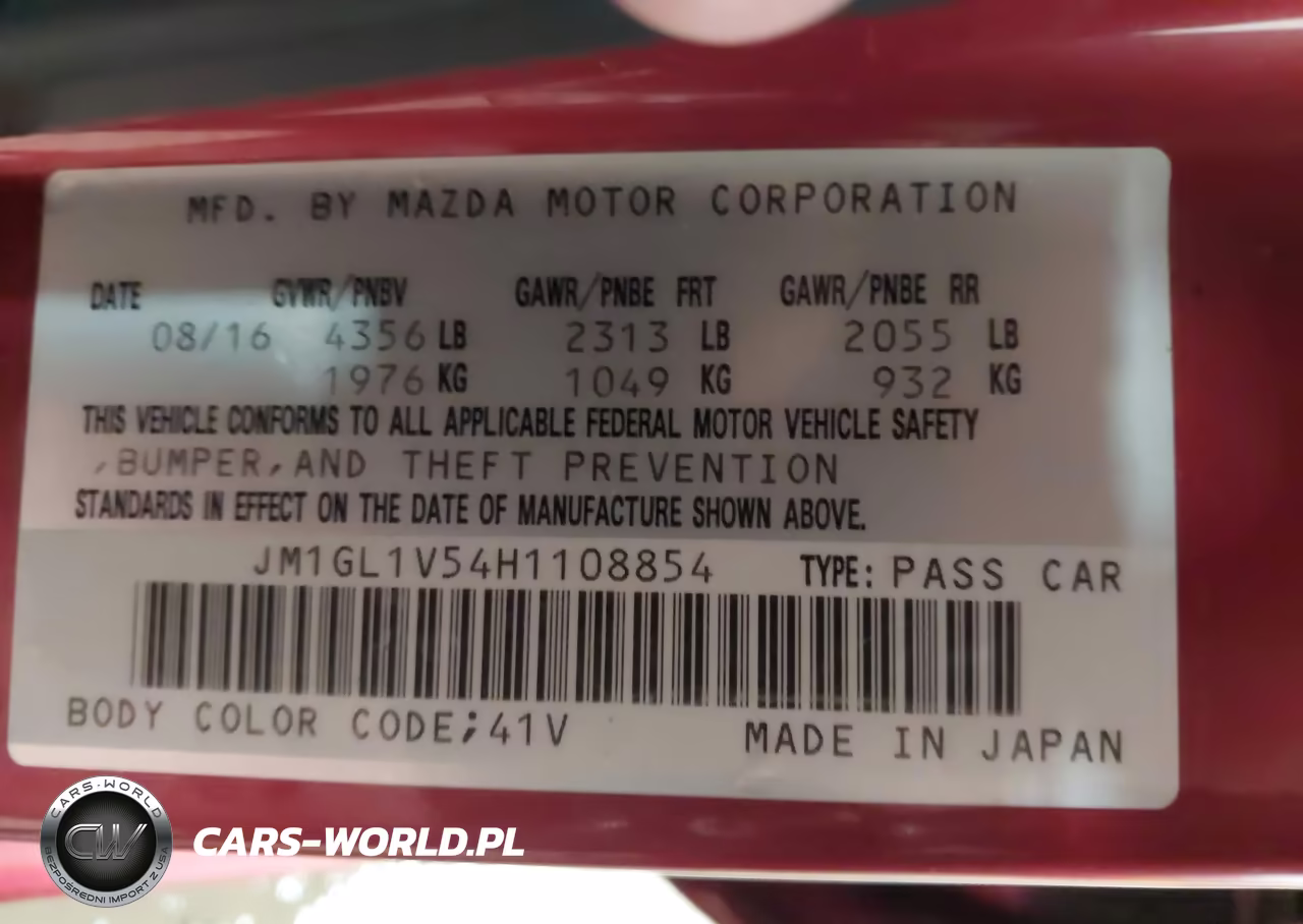 2017 Mazda Mazda6 Touring VIN:JM1GL1V54H1108854 - 9