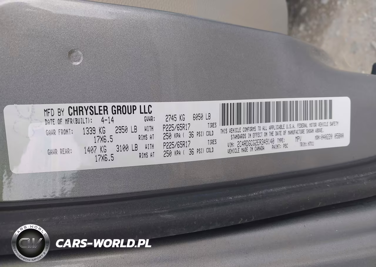 2014 Dodge Grand Caravan Sxt VIN:2C4RDGCG2ER349140 - 9