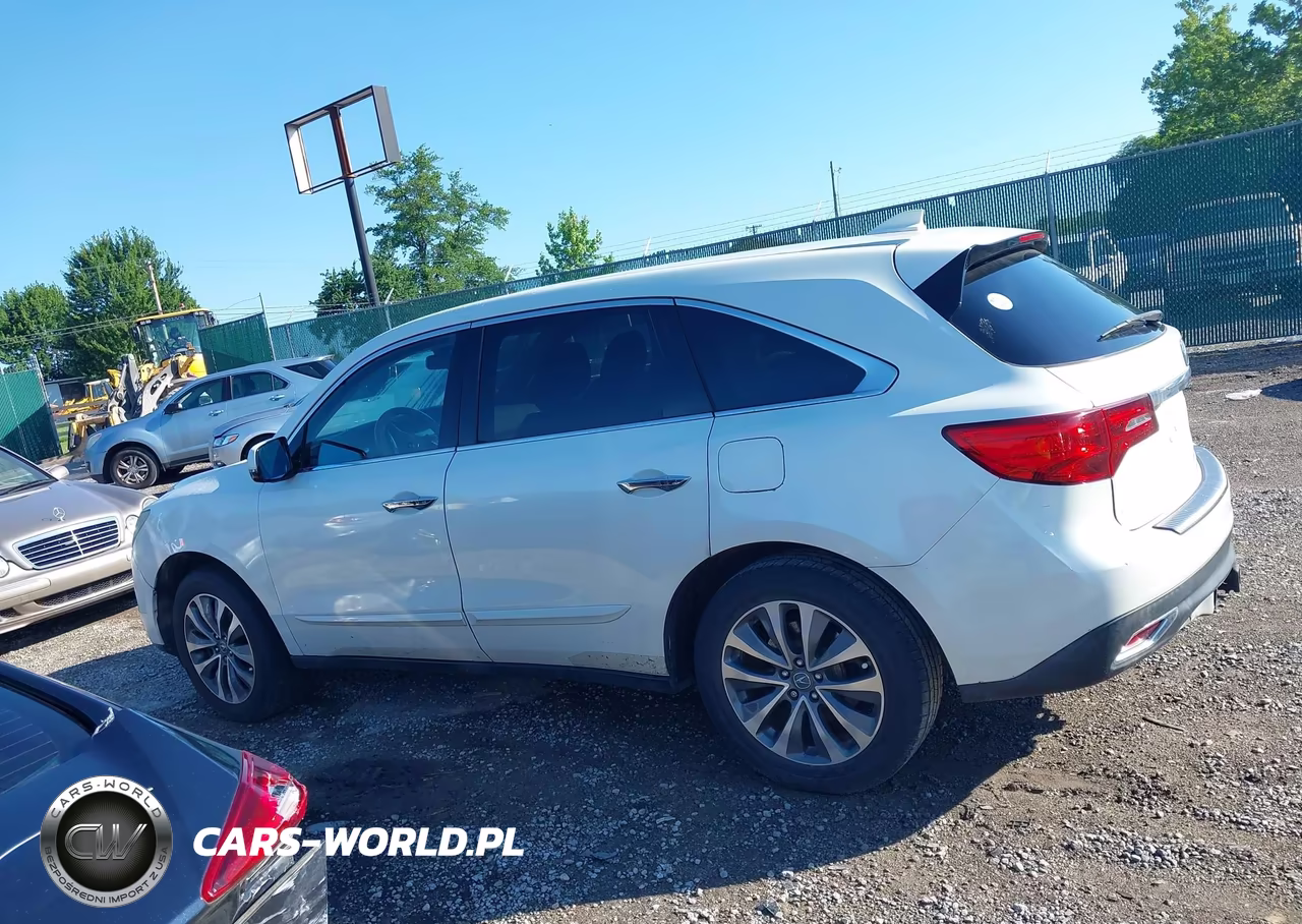 2014 Acura Mdx Technology Package VIN:5FRYD3H48EB005549 - 14