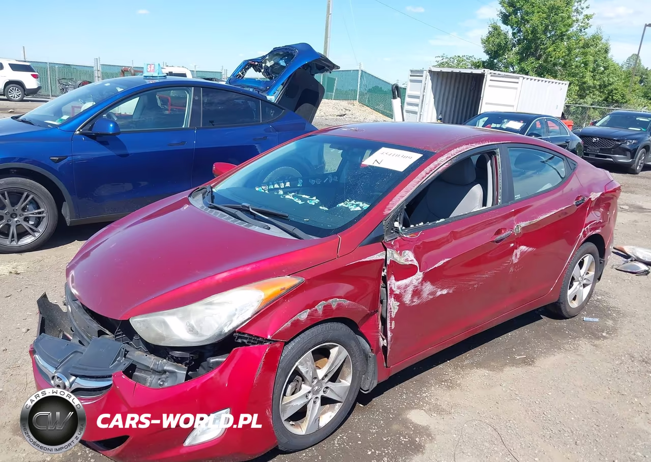 2013 Hyundai Elantra Gls VIN:5NPDH4AE7DH391913 - 6