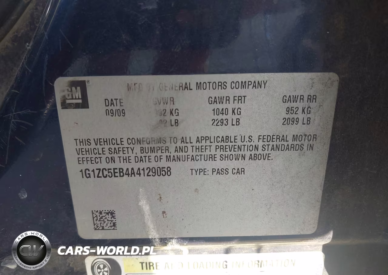 2010 Chevrolet Malibu Lt VIN:1G1ZC5EB4A4129058 - 9