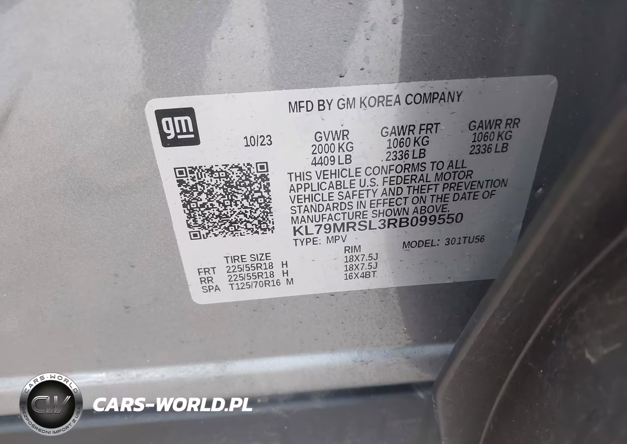 2024 Chevrolet Trailblazer Awd Lt VIN:KL79MRSL3RB099550 - 9