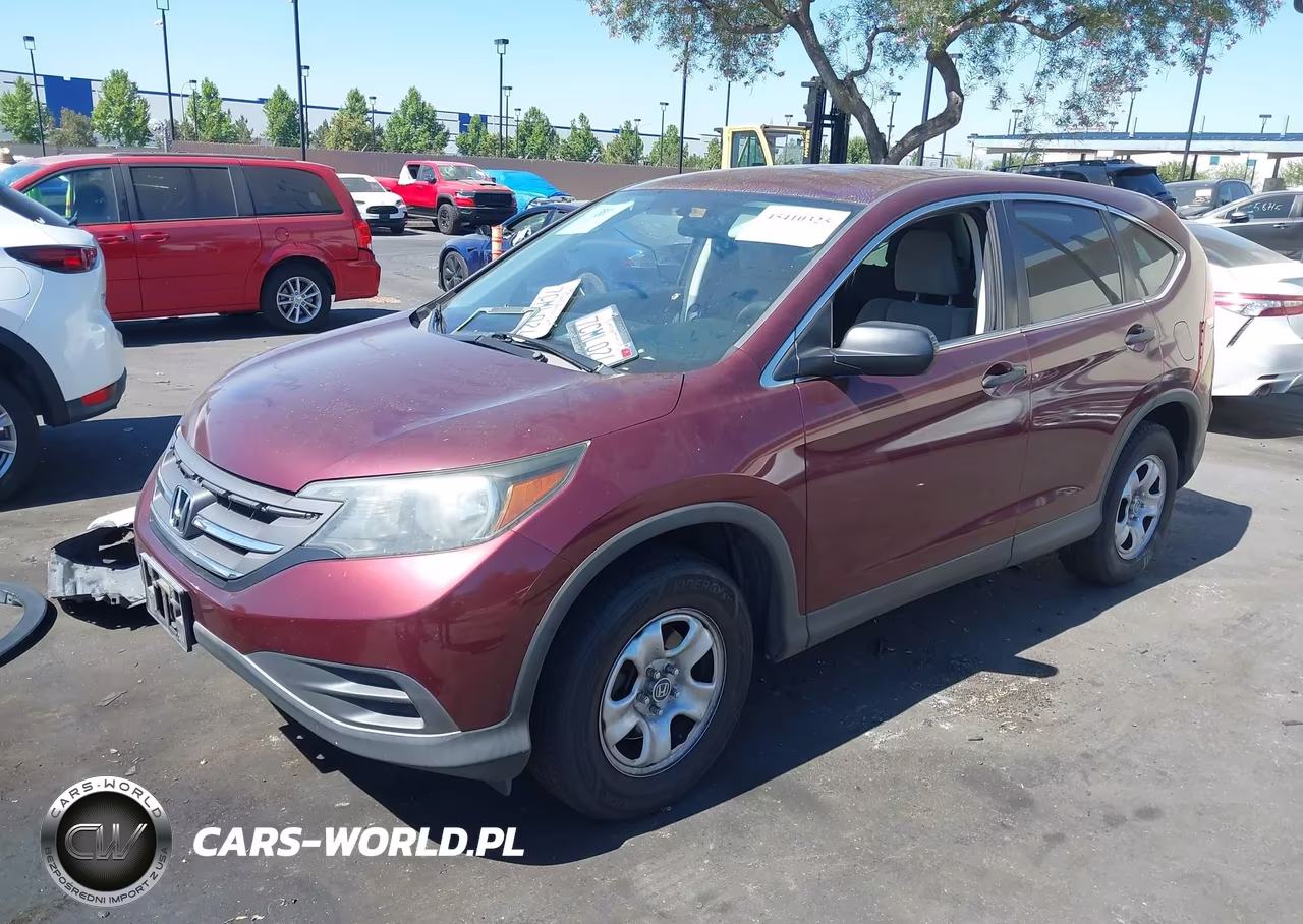 2013 Honda Cr-V Lx VIN:5J6RM3H3XDL046073 - 2