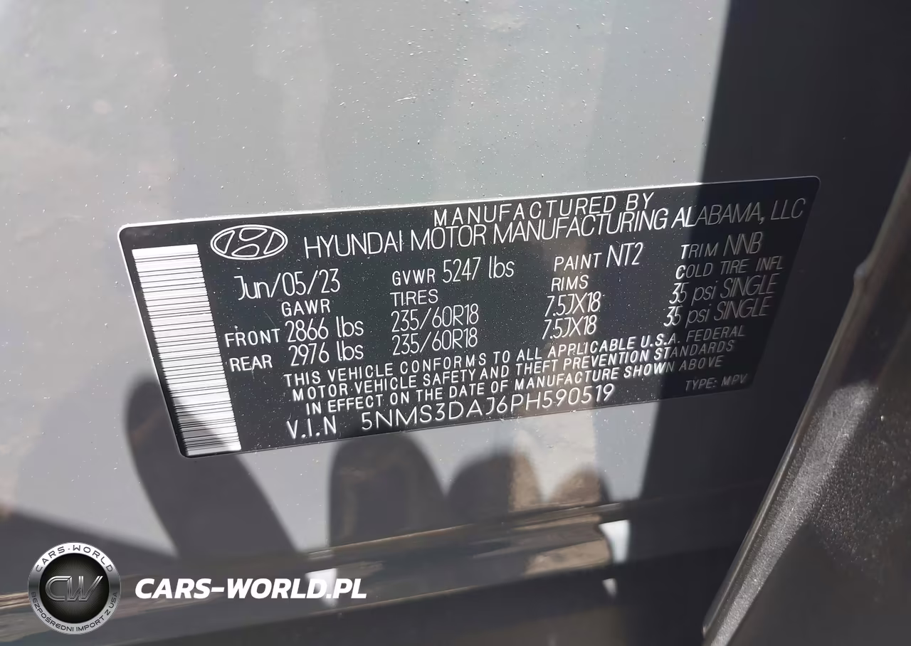 2023 Hyundai Santa Fe Sel VIN:5NMS3DAJ6PH590519 - 9