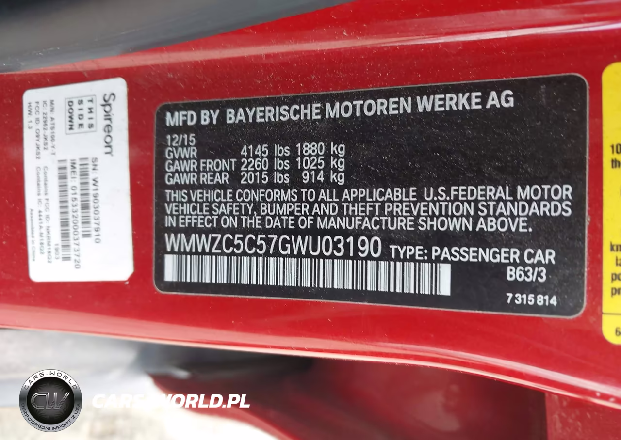 2016 Mini Countryman Cooper S VIN:WMWZC5C57GWU03190 - 9