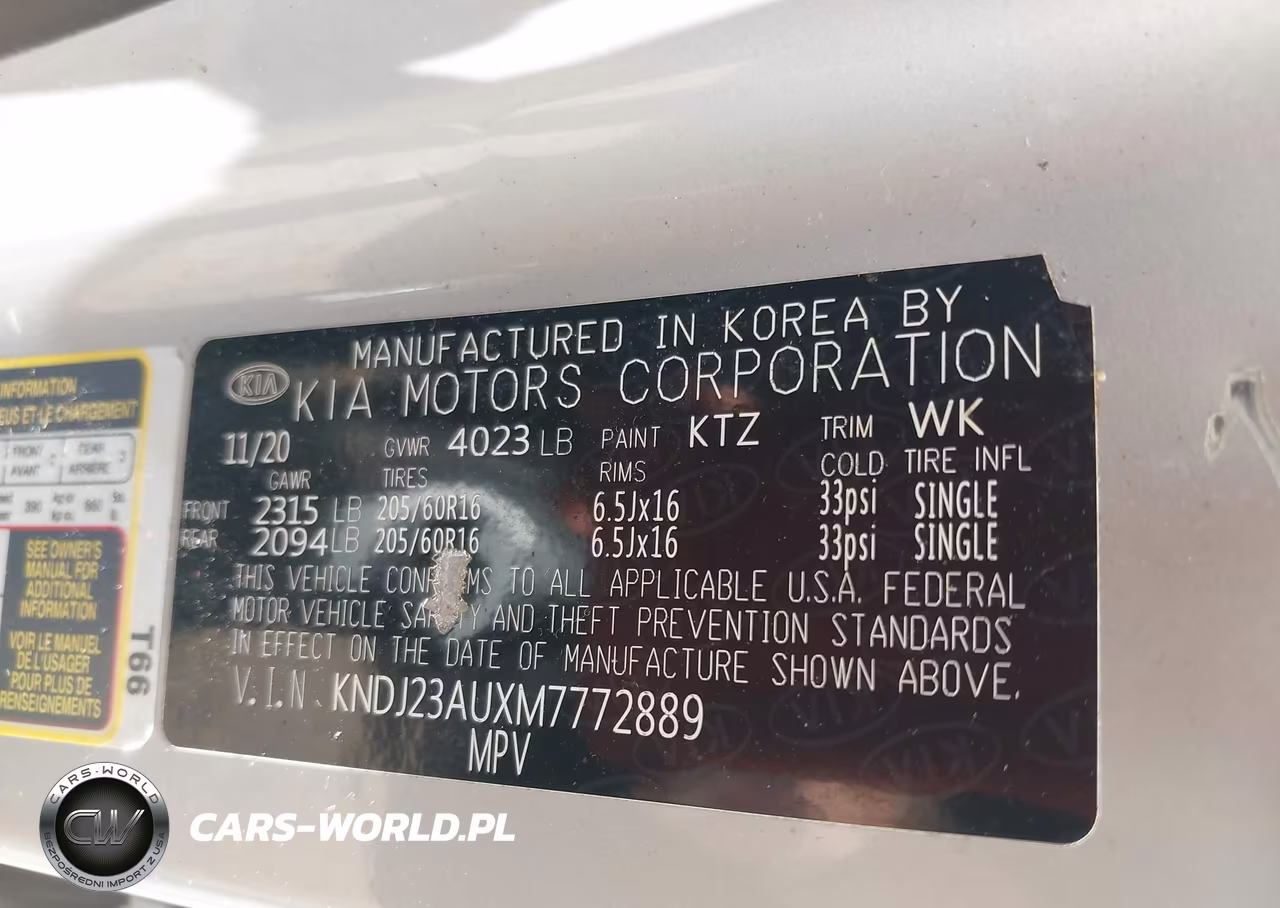 2021 Kia Soul S VIN:KNDJ23AUXM7772889 - 9