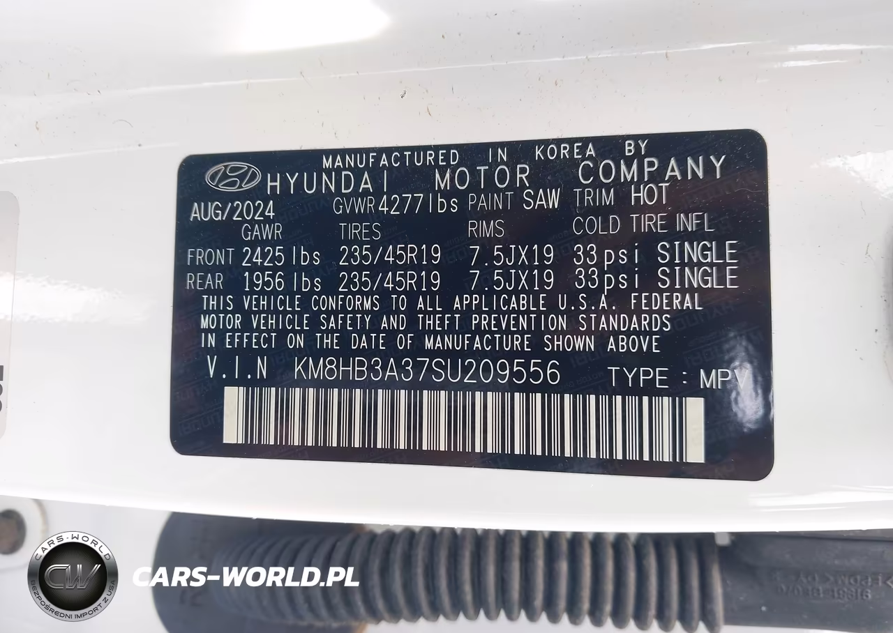 2025 Hyundai Kona N Line S VIN:KM8HB3A37SU209556 - 9