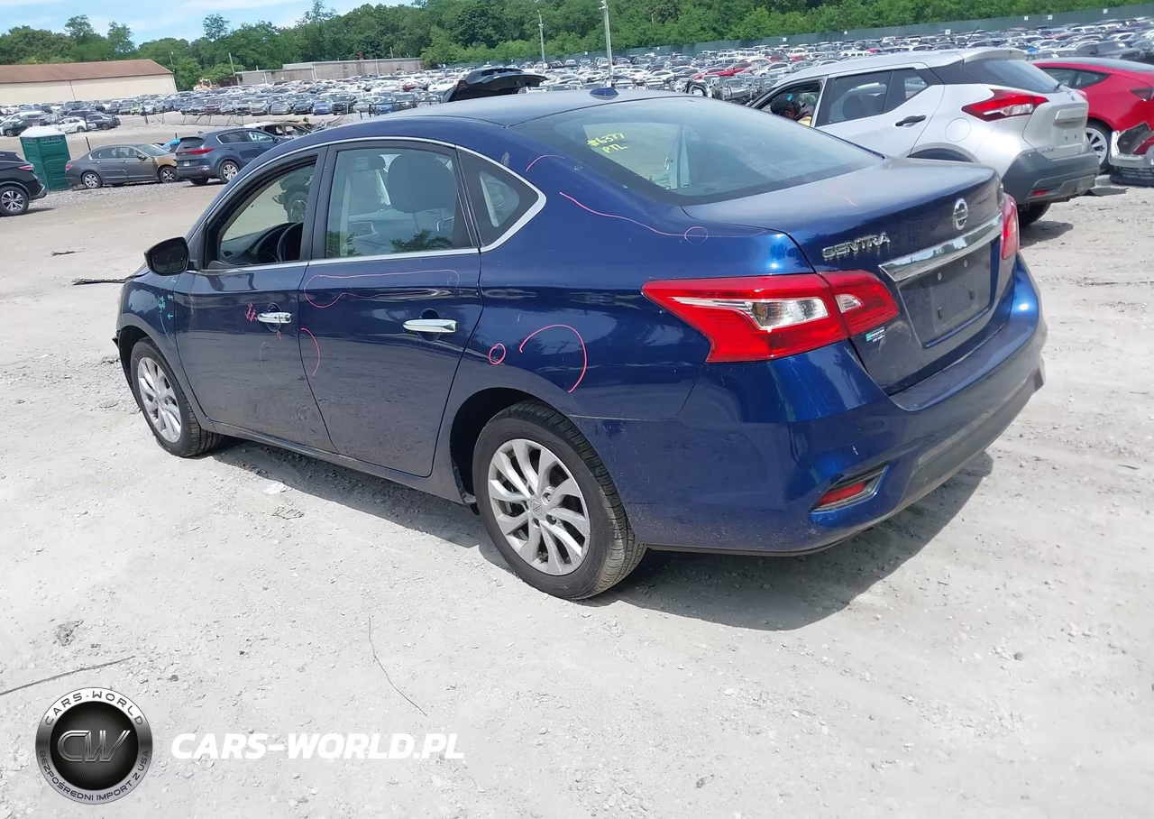 2019 Nissan Sentra Sv VIN:3N1AB7AP2KY447136 - 3