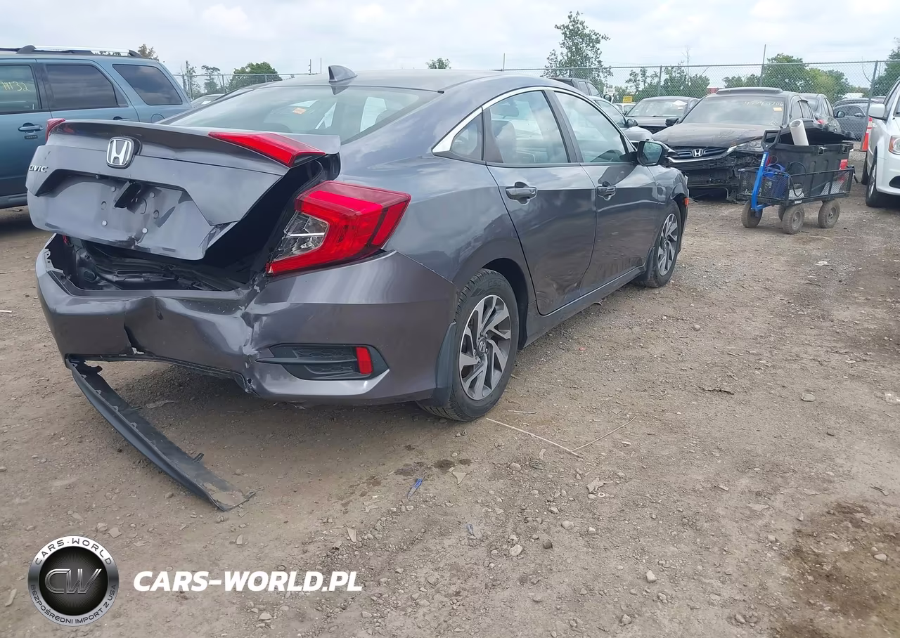 2017 Honda Civic Ex VIN:19XFC2F73HE055241 - 4