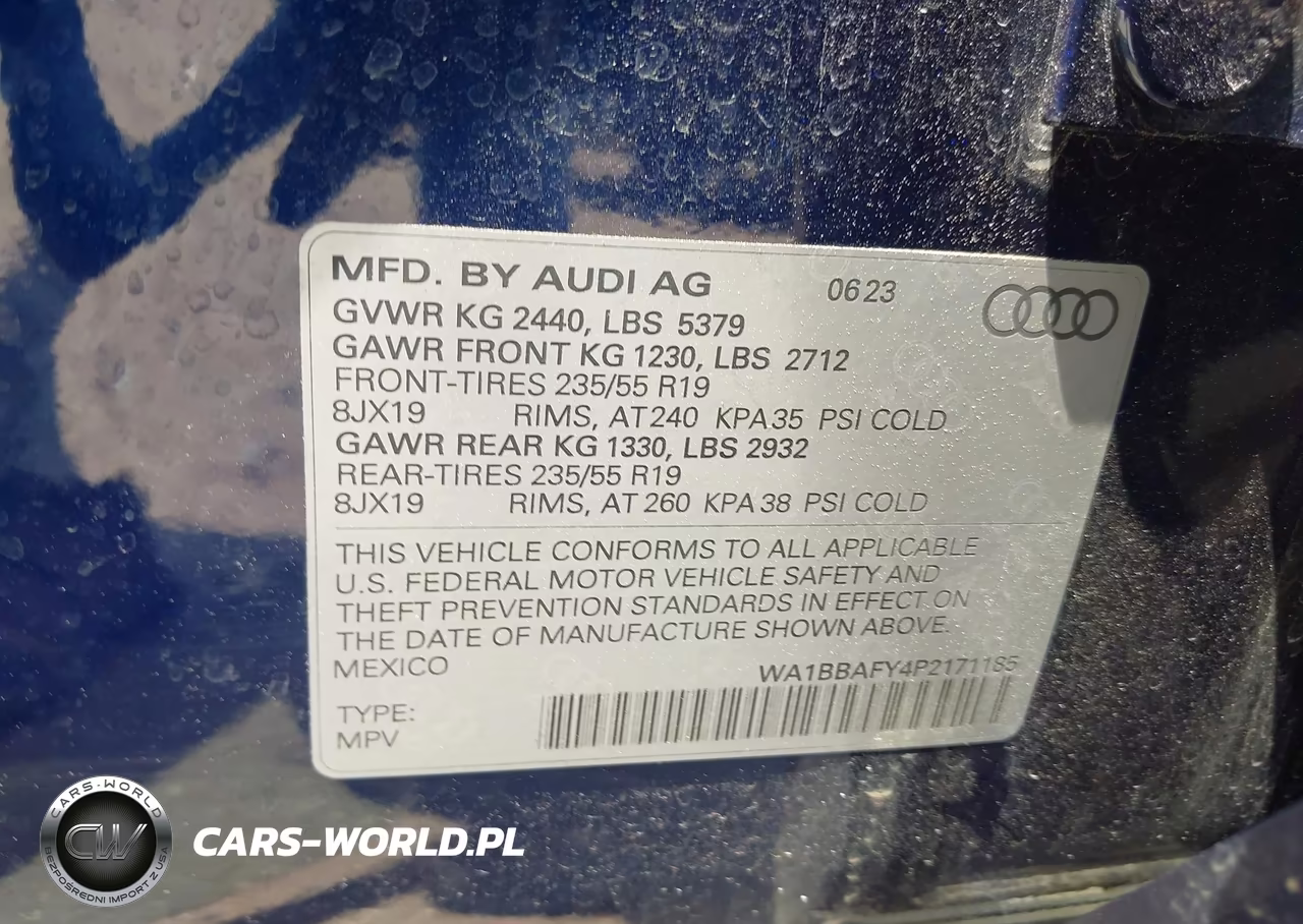 2023 Audi Q5 Premium Plus 40 Tfsi Quattro S Tronic VIN:WA1BBAFY4P2171185 - 9
