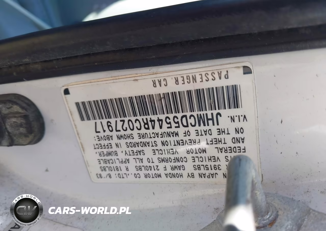 1995 Honda Accord Ex VIN:1HGCE6669SA017407 - 9