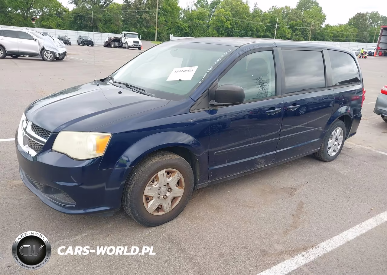 2012 Dodge Grand Caravan Se-Avp VIN:2C4RDGBG1CR272095 - 2