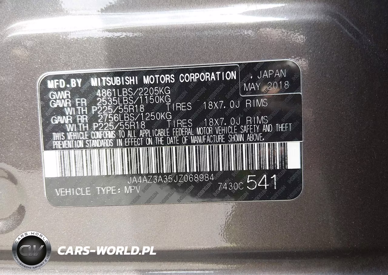 2018 Mitsubishi Outlander Es-Le-Se-Sel VIN:JA4AZ3A35JZ068984 - 9