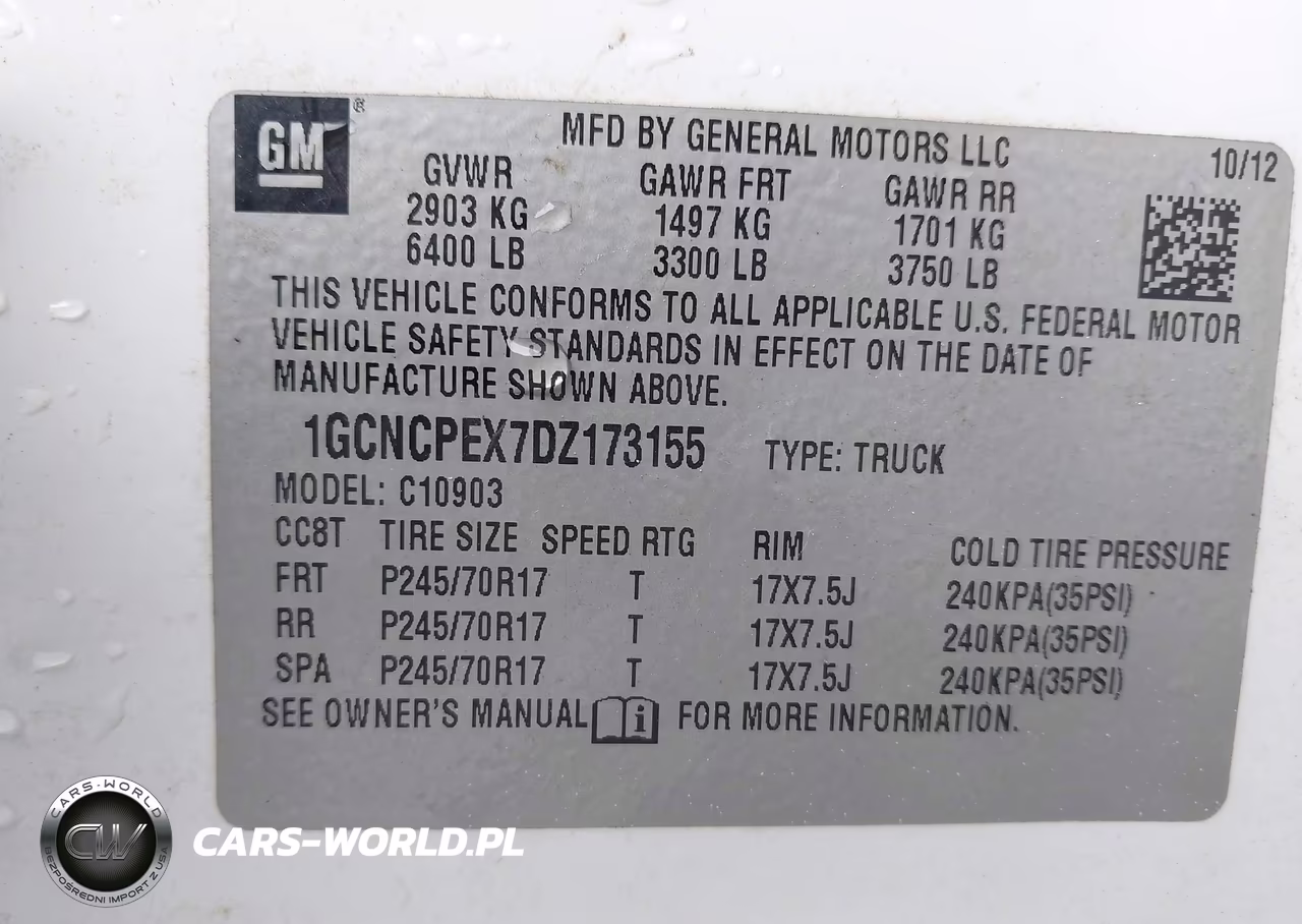 2013 Chevrolet Silverado 1500 Work Truck VIN:1GCNCPEX7DZ173155 - 9