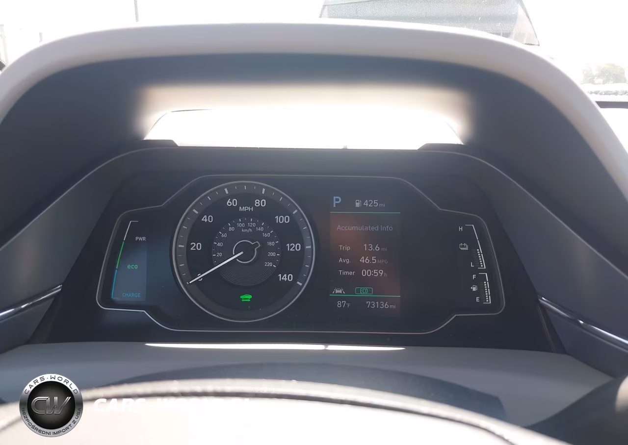 2020 Hyundai Ioniq Hybrid Blue VIN:KMHC65LC6LU218709 - 7