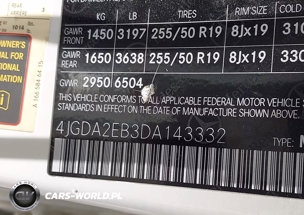 2013 Mercedes-Benz Ml 350 Bluetec 4Matic VIN:4JGDA2EB3DA143332 - 9