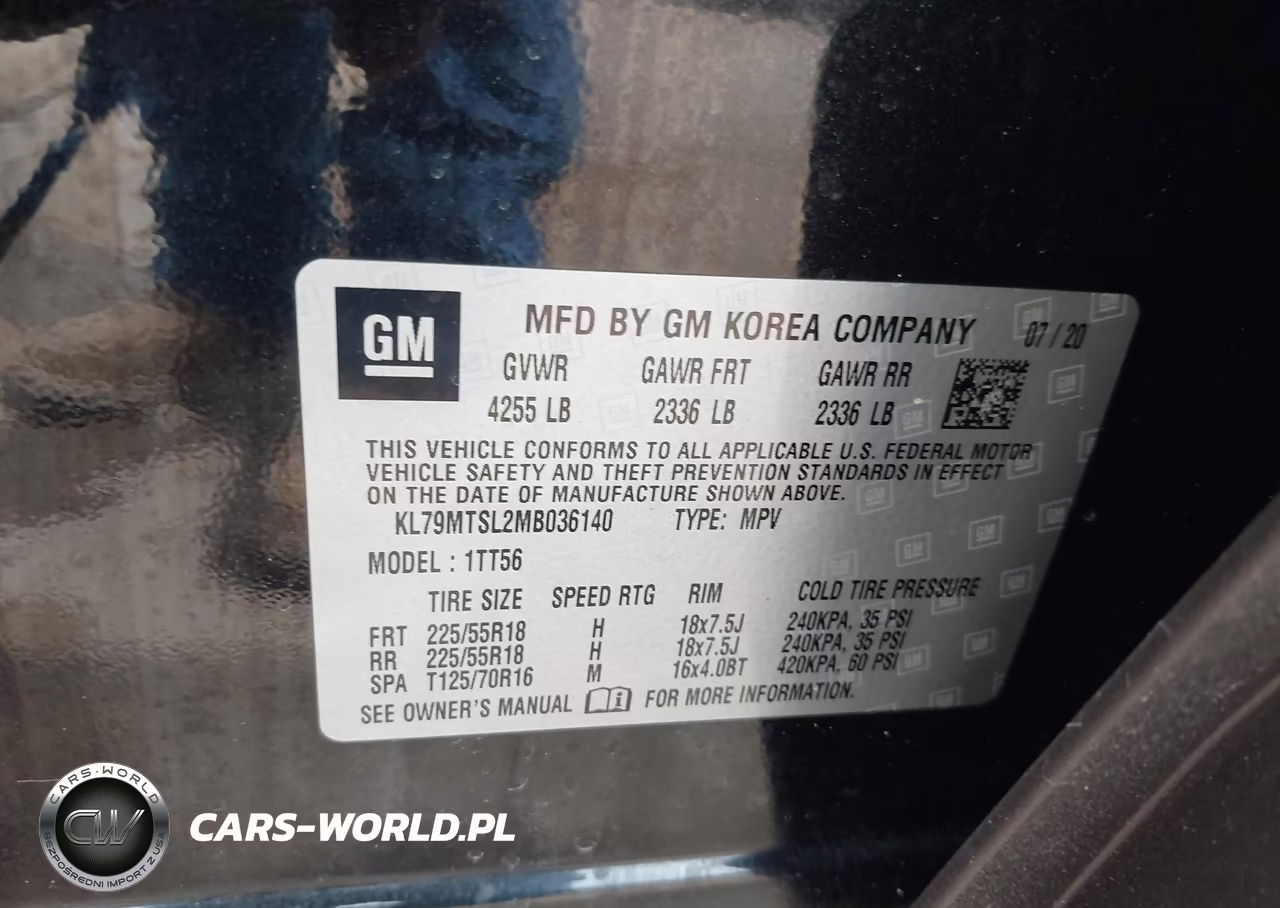 2021 Chevrolet Trailblazer Fwd Rs VIN:KL79MTSL2MB036140 - 9