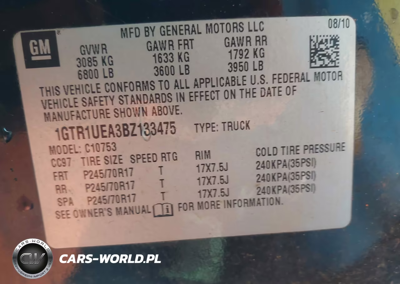 2011 GMC Sierra 1500 Sl VIN:1GTR1UEA3BZ133475 - 9