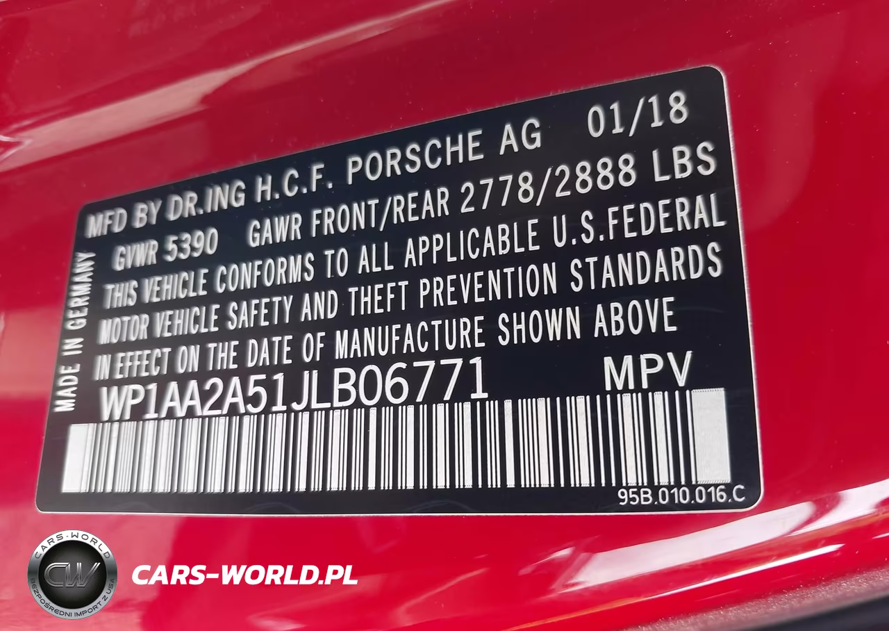 2018 Porsche Macan VIN:WP1AA2A51JLB06771 - 9