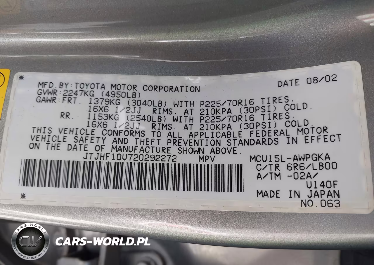 2002 Lexus Rx 300 VIN:JTJHF10U720292272 - 9