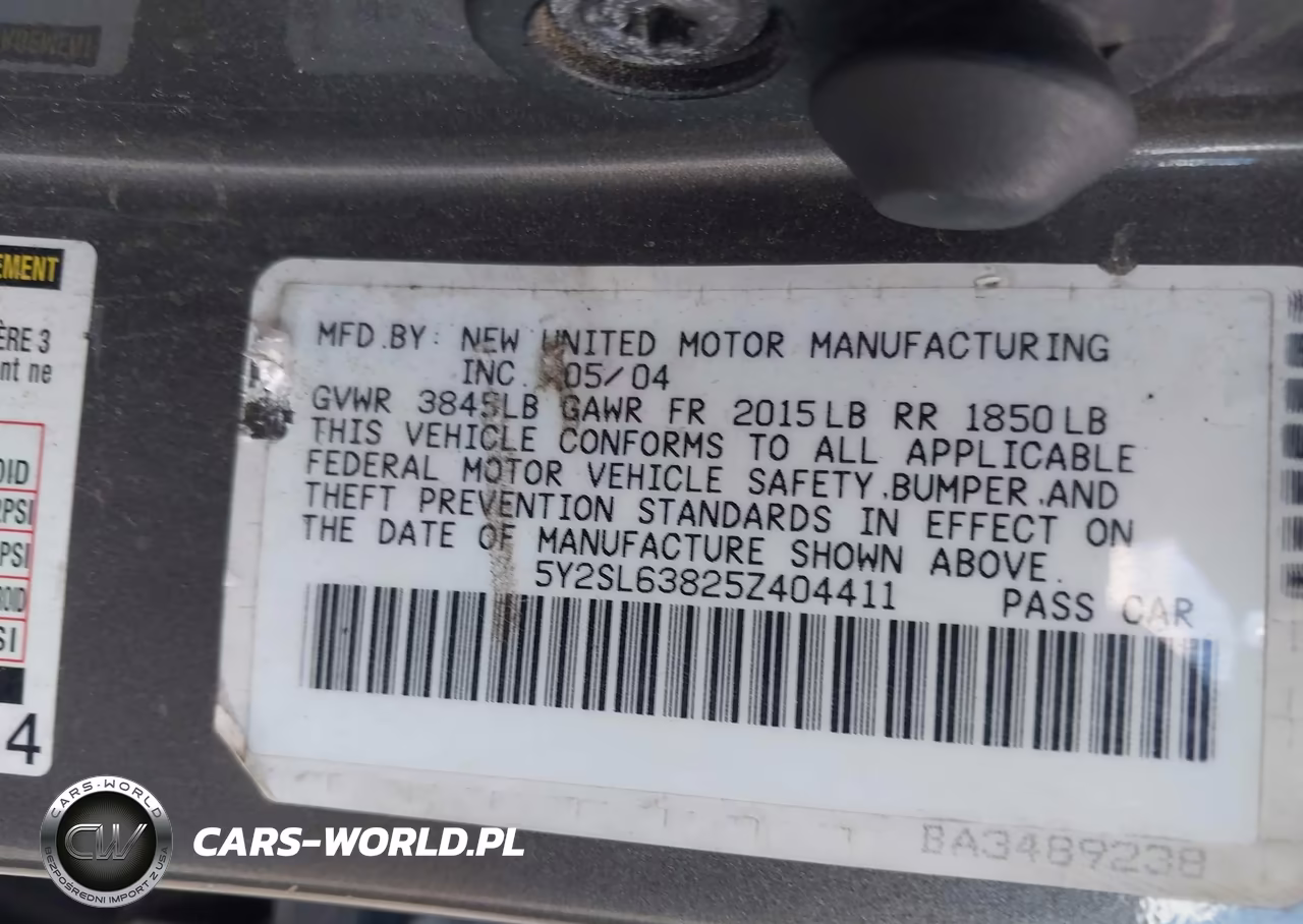 2005 Pontiac Vibe VIN:5Y2SL63825Z404411 - 9