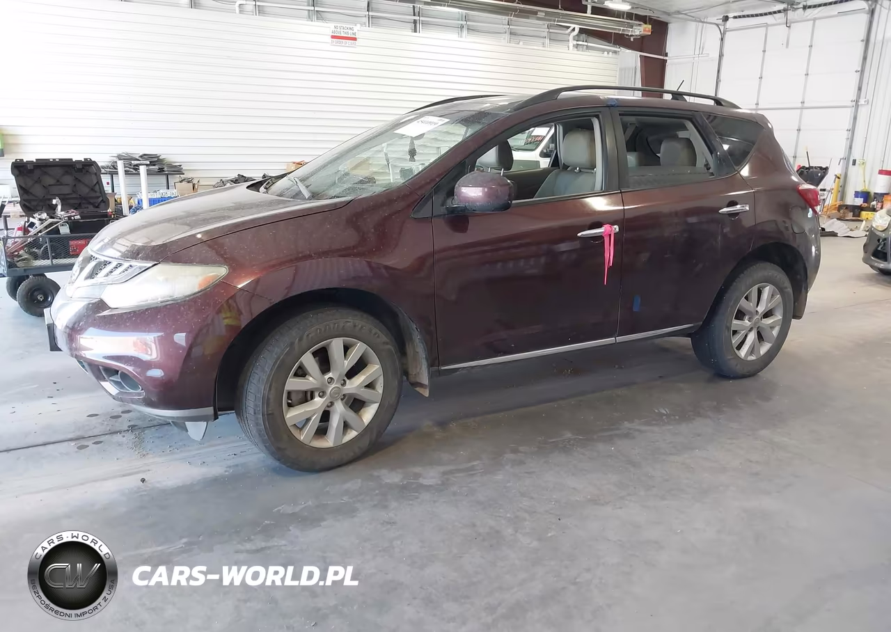 2014 Nissan Murano Sl VIN:JN8AZ1MW6EW532487 - 2