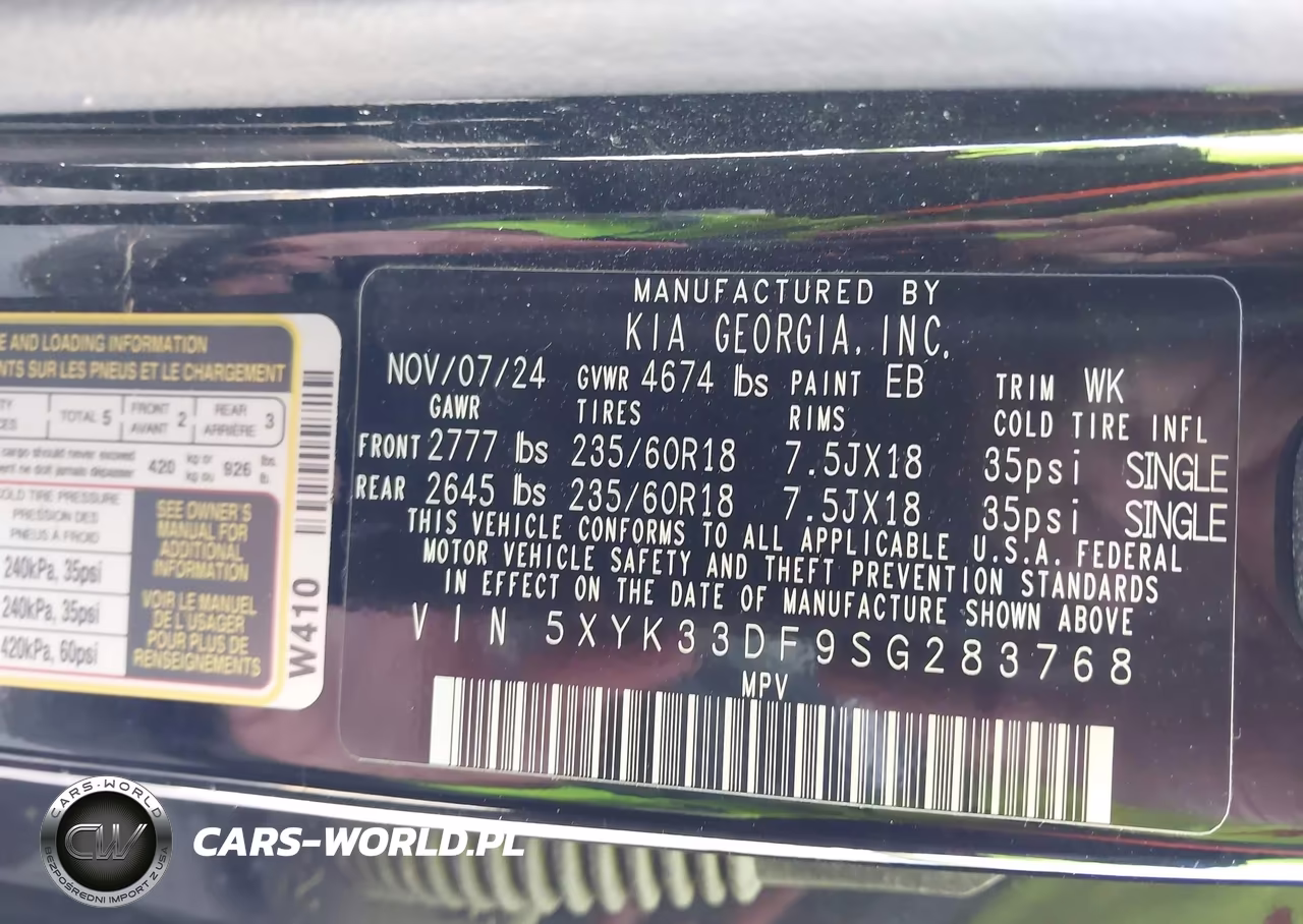2025 Kia Sportage Ex VIN:5XYK33DF9SG283768 - 9