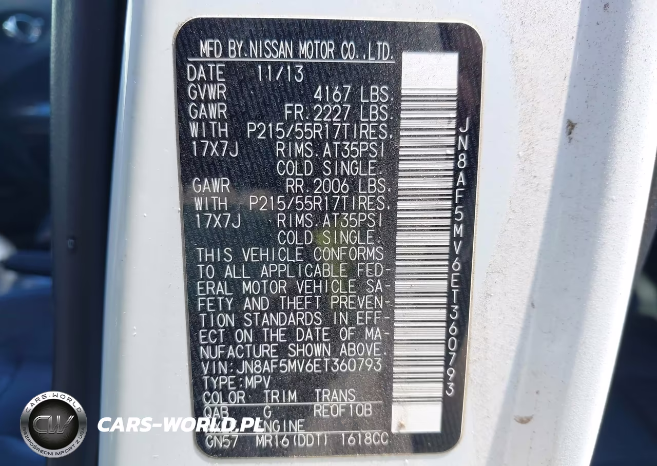 2014 Nissan Juke Sl VIN:JN8AF5MV6ET360793 - 9