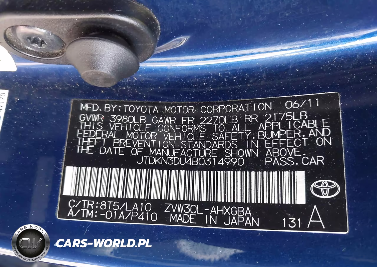 2011 Toyota Prius Four VIN:JTDKN3DU4B0314990 - 9
