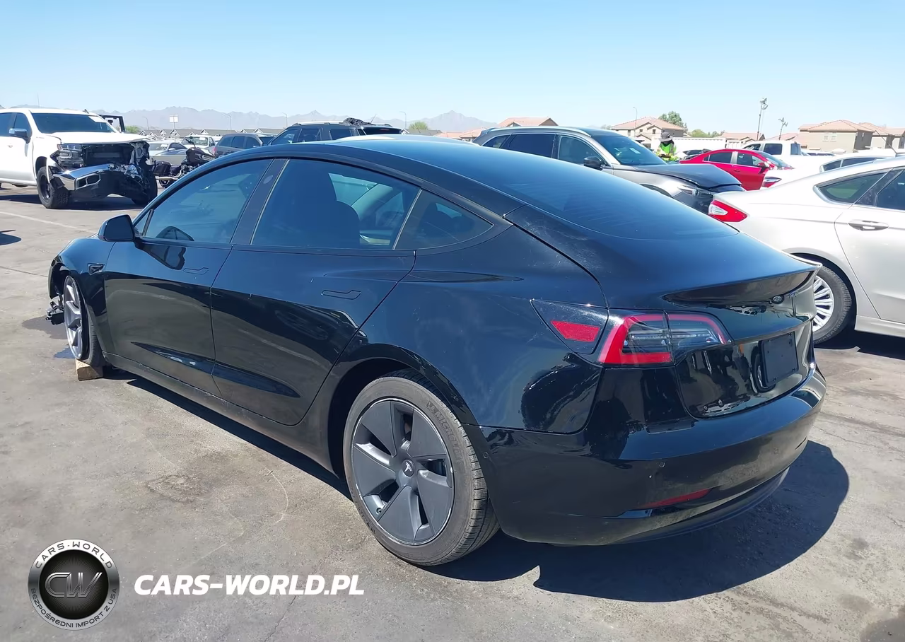 2021 Tesla Model 3 Standard Range Plus Rear-Wheel Drive VIN:5YJ3E1EAXMF062115 - 3