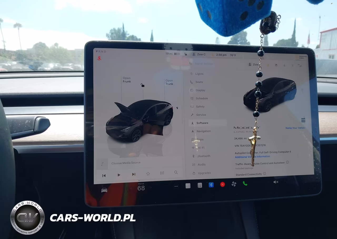 2024 Tesla Model Y Long Range Single Motor Rear-Wheel Drive-Rwd VIN:7SAYGDED0RF207216 - 7
