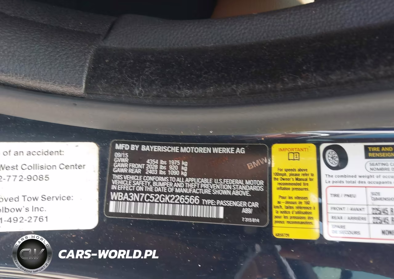 2016 BMW 428I VIN:WBA3N7C52GK226566 - 9