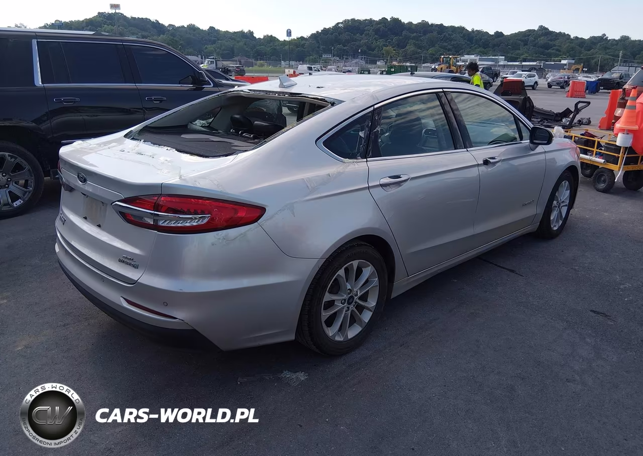 2019 Ford Fusion Hybrid Sel VIN:3FA6P0MUXKR202923 - 4