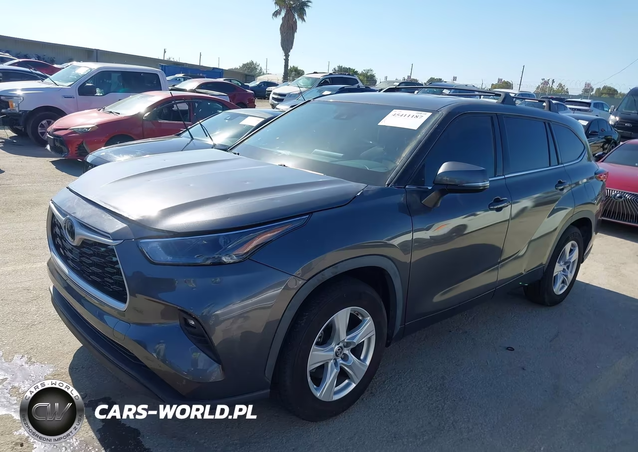 2022 Toyota Highlander L VIN:5TDCZRAH2NS095533 - 2