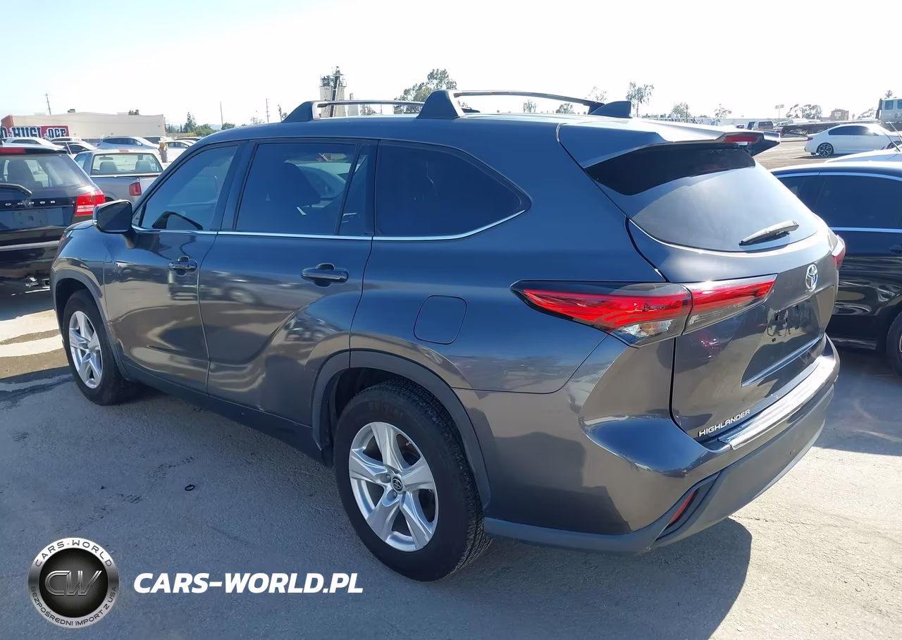 2022 Toyota Highlander L VIN:5TDCZRAH2NS095533 - 3