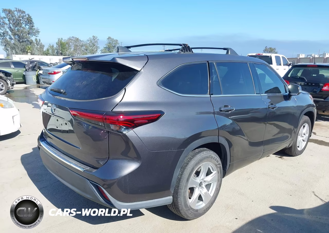 2022 Toyota Highlander L VIN:5TDCZRAH2NS095533 - 4
