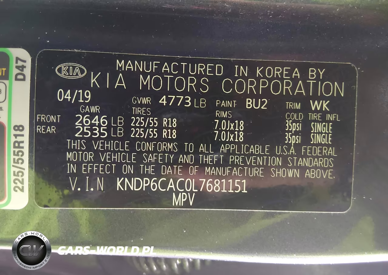 2020 Kia Sportage S VIN:KNDP6CAC0L7681151 - 9