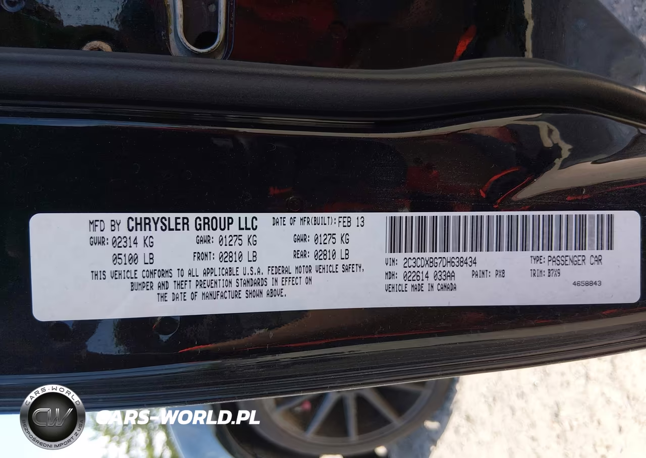 2013 Dodge Charger Se VIN:2C3CDXBG7DH638434 - 9