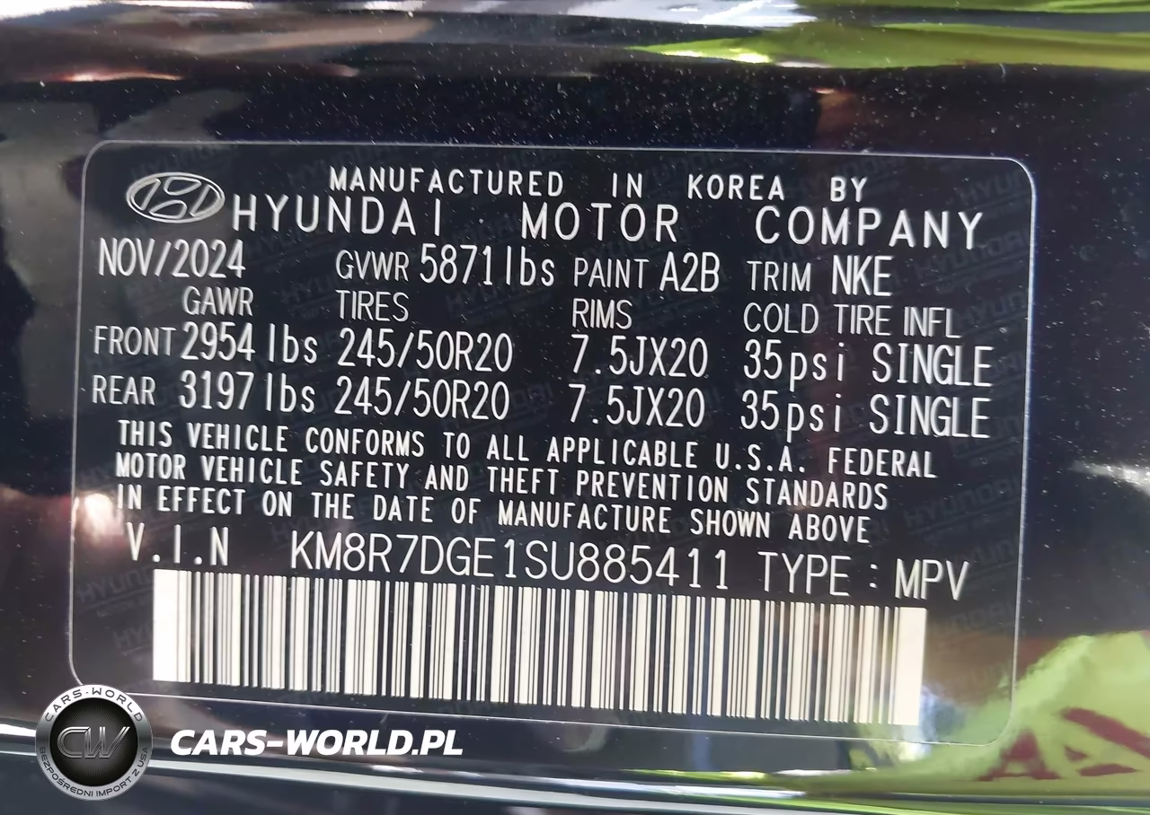 2025 Hyundai Palisade Calligraphy Night Edition VIN:KM8R7DGE1SU885411 - 9
