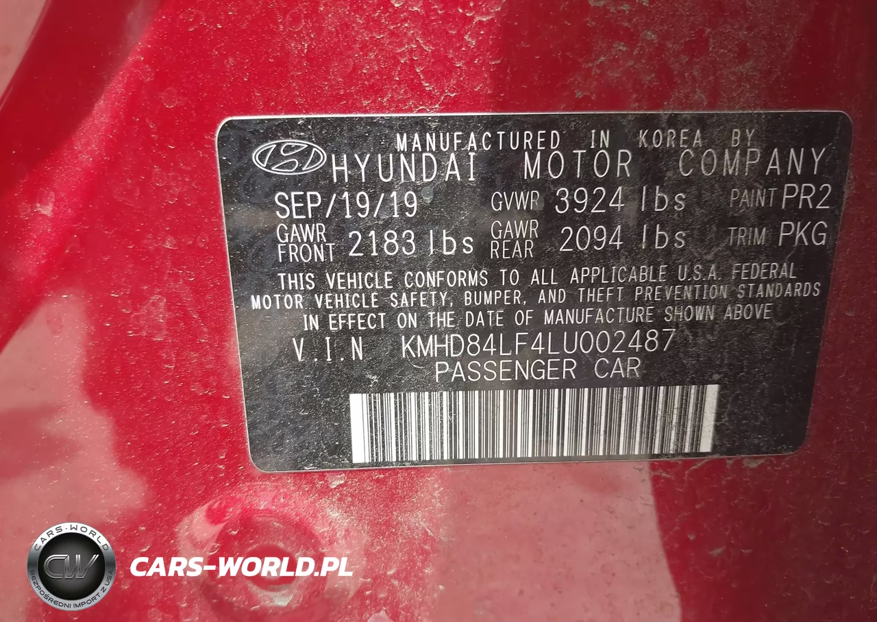 2020 Hyundai Elantra Value Edition VIN:KMHD84LF4LU002487 - 9
