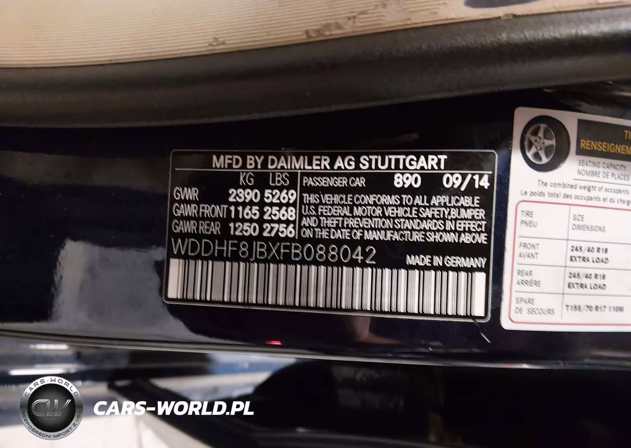 2015 Mercedes-Benz E 350 4Matic VIN:WDDHF8JBXFB088042 - 9