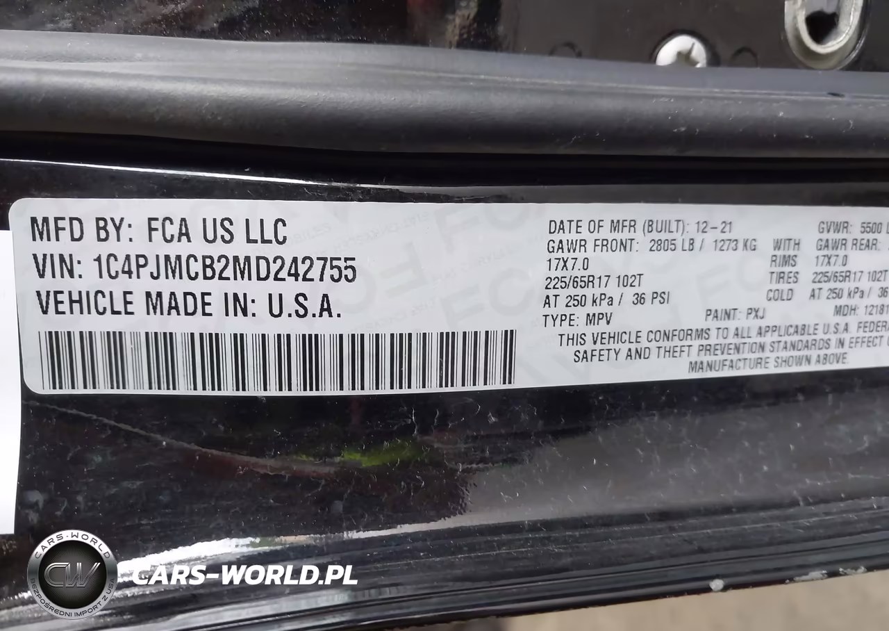 2021 Jeep Cherokee Latitude 4X4 VIN:1C4PJMCB2MD242755 - 9