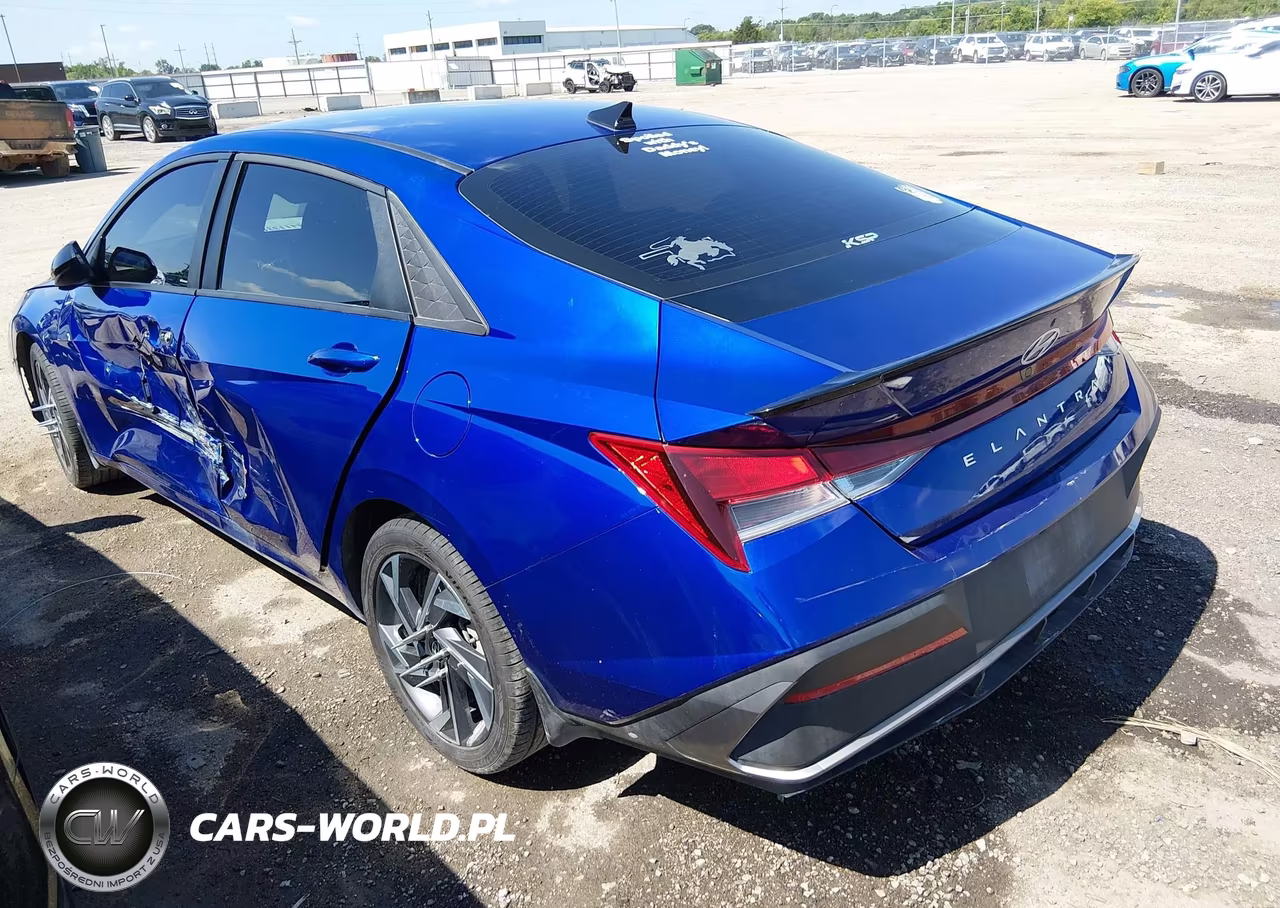 2025 Hyundai Elantra Sel Sport VIN:KMHLM4DG2SU916928 - 3