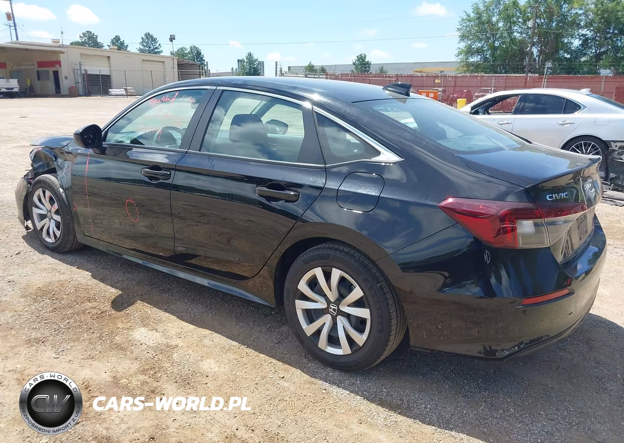 2025 Honda Civic Lx VIN:2HGFE2F20SH602526 - 3