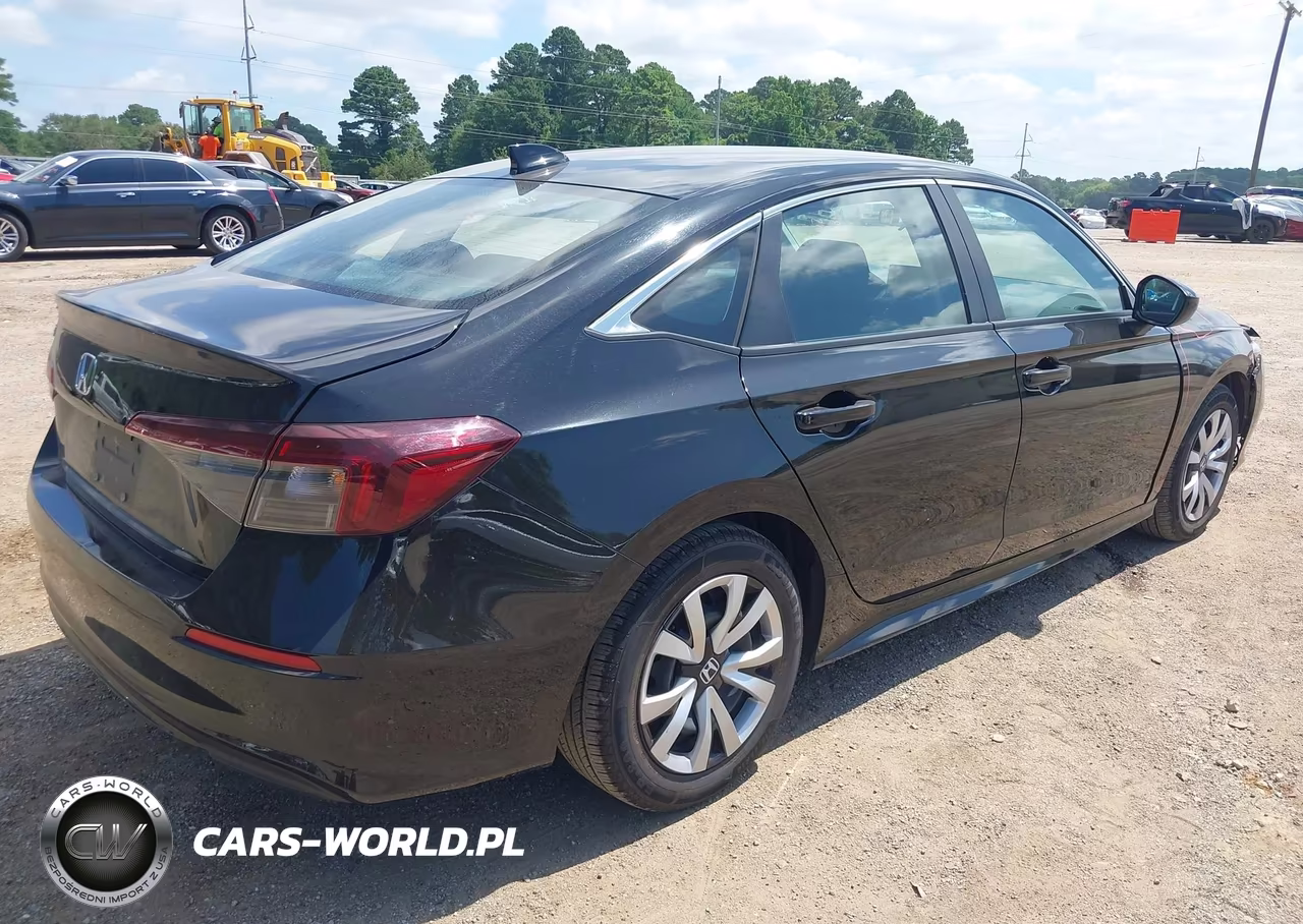 2025 Honda Civic Lx VIN:2HGFE2F20SH602526 - 4